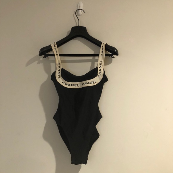CHANEL Other - Vintage chanel bella hadid swimsuit logo